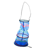 Maxbell 3-Layer Fishing Basket Mesh Cage for Crayfish Keeping Accessories Tool