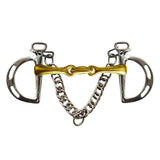 Maxbell Horse Bit Copper Mouth Cheek Horse Bridle Horse Chewing