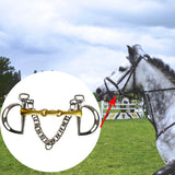 Maxbell Horse Bit Copper Mouth Cheek Horse Bridle Horse Chewing