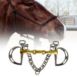 Maxbell Horse Bit Copper Mouth Cheek Horse Bridle Horse Chewing