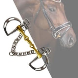 Maxbell Horse Bit Copper Mouth Cheek Horse Bridle Horse Chewing