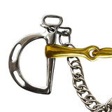 Maxbell Horse Bit Copper Mouth Cheek Horse Bridle Horse Chewing