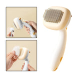 Maxbell Pet Hair Remover Cat Comb Dog Grooming Rabbit Kitty Massage Cleaning Brush Yellow