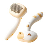 Maxbell Pet Hair Remover Cat Comb Dog Grooming Rabbit Kitty Massage Cleaning Brush Yellow