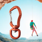 Maxbell 360° Rotating Swivel Carabiner Clip for Hammock Hanging Camping Dog Leash