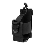 Maxbell Walkie Talkie Bag Adjustable Holder Pocket Belt for Hiking Outdoor Men black