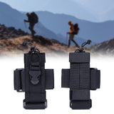 Maxbell Walkie Talkie Bag Adjustable Holder Pocket Belt for Hiking Outdoor Men black