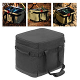 Maxbell Camping Bag Lunch Box Picnic Basket for Tourism Outdoor Activities School Black