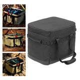 Maxbell Camping Bag Lunch Box Picnic Basket for Tourism Outdoor Activities School Black