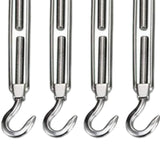 Maxbell Shade Sail Hardware Kit Installation Pad Eye Turnbuckle for Patio Canopy