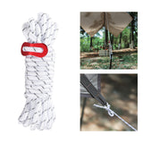 Maxbell Multipurpose Reflective guyline Tent Rope 4M Fittings for Camping Awning