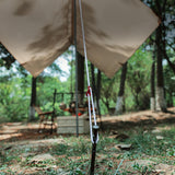 Maxbell Multipurpose Reflective guyline Tent Rope 4M Fittings for Camping Awning