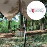 Maxbell Multipurpose Reflective guyline Tent Rope 4M Fittings for Camping Awning