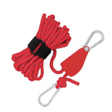 Maxbell Multifunction Tent Rope Tent Fixed Buckle Paracord for Travel Outdoor Hiking Red