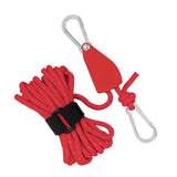 Maxbell Multifunction Tent Rope Tent Fixed Buckle Paracord for Travel Outdoor Hiking Red