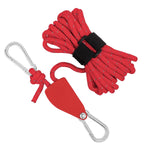 Maxbell Multifunction Tent Rope Tent Fixed Buckle Paracord for Travel Outdoor Hiking Red