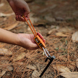 Maxbell Multifunction Tent Rope Tent Fixed Buckle Paracord for Travel Outdoor Hiking Orange