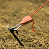 Maxbell Multifunction Tent Rope Tent Fixed Buckle Paracord for Travel Outdoor Hiking Orange