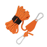 Maxbell Multifunction Tent Rope Tent Fixed Buckle Paracord for Travel Outdoor Hiking Orange