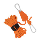 Maxbell Multifunction Tent Rope Tent Fixed Buckle Paracord for Travel Outdoor Hiking Orange