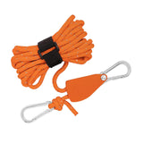 Maxbell Multifunction Tent Rope Tent Fixed Buckle Paracord for Travel Outdoor Hiking Orange