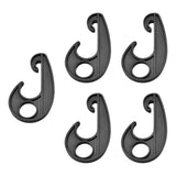 Maxbell 5Pcs Elastic Rope End Buckle Car Cover Hooks for Outdoor Kayaks Camping