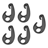 Maxbell 5Pcs Elastic Rope End Buckle Car Cover Hooks for Outdoor Kayaks Camping