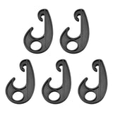 Maxbell 5Pcs Elastic Rope End Buckle Car Cover Hooks for Outdoor Kayaks Camping
