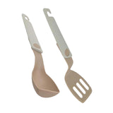 Maxbell 2Pcs Camping Cooking Spoon Shovel Kitchen Utensils Folding Tableware Outdoor