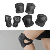 Maxbell Kids Protective Gear Set Wrist Elbow Knee Pads for Skateboarding Youth