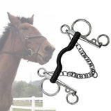 Maxbell metal Stainless Steel Equestrian Horse Bridle Horse Chewing