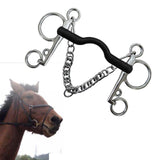Maxbell metal Stainless Steel Equestrian Horse Bridle Horse Chewing
