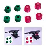 Maxbell 15mm Skateboard Truck Bushings High Elastic Top and Bottom Soft Green SHR85A