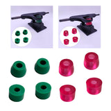 Maxbell 15mm Skateboard Truck Bushings High Elastic Top and Bottom Soft Green SHR85A