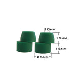 Maxbell 15mm Skateboard Truck Bushings High Elastic Top and Bottom Soft Green SHR85A