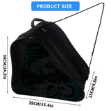 Maxbell Roller Skate Carry Storage Bag Adjustable Shoulder Strap Breathable Knee Pad
