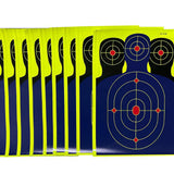 Maxbell 10Pcs Silhouette Splatter Targets 12Inchx18inch Adhesive Target Paper Target