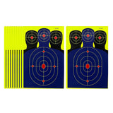 Maxbell 10Pcs Silhouette Splatter Targets 12Inchx18inch Adhesive Target Paper Target
