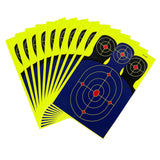 Maxbell 10Pcs Silhouette Splatter Targets 12Inchx18inch Adhesive Target Paper Target