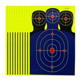 Maxbell 10Pcs Silhouette Splatter Targets 12Inchx18inch Adhesive Target Paper Target