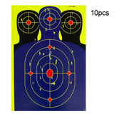 Maxbell 10Pcs Silhouette Splatter Targets 12Inchx18inch Adhesive Target Paper Target