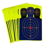 Maxbell 10Pcs Silhouette Splatter Targets 12Inchx18inch Adhesive Target Paper Target