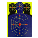 Maxbell 10Pcs Silhouette Splatter Targets 12Inchx18inch Adhesive Target Paper Target