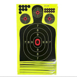 Maxbell 10Pcs Paper Targets for Shooting Range Self Adhesive 12Inchx18inch Practice