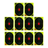 Maxbell 10Pcs Oval Silhouette Target 12Inchx18inch Self Adhesive Stickers Practice