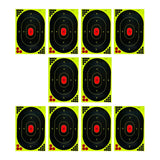 Maxbell 10Pcs Oval Silhouette Target 12Inchx18inch Self Adhesive Stickers Practice