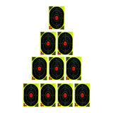Maxbell 10Pcs Oval Silhouette Target 12Inchx18inch Self Adhesive Stickers Practice