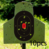 Maxbell 10Pcs Oval Silhouette Target 12Inchx18inch Self Adhesive Stickers Practice