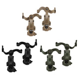 Maxbell Helmet Mount Adapter Track Rail Mount Kit Bracket for Headphone Outdoor mud color