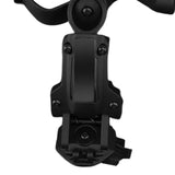 Maxbell Helmet Mount Adapter Track Rail Mount Kit Bracket for Headphone Outdoor black